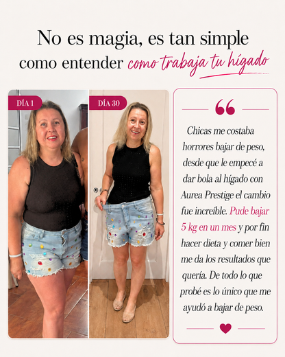Aurea Prestige - Tu aliado Para Adelgazar, Recuperar tu figura y Equilibro Hormonal.