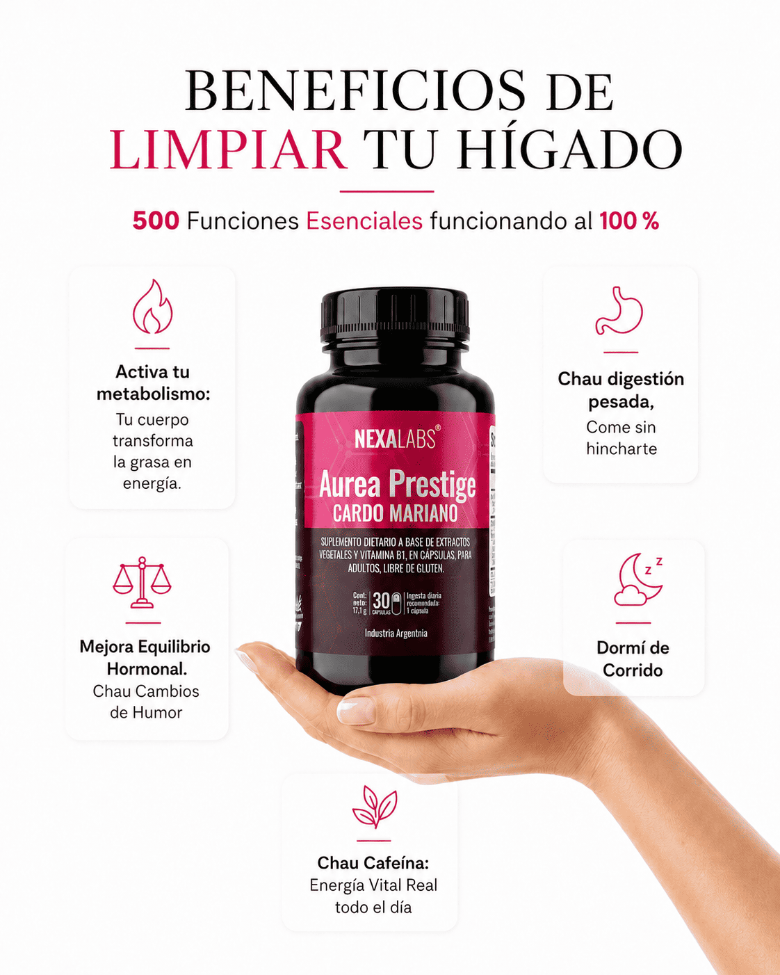 Aurea Prestige - Tu aliado Para Adelgazar, Recuperar tu figura y Equilibro Hormonal.